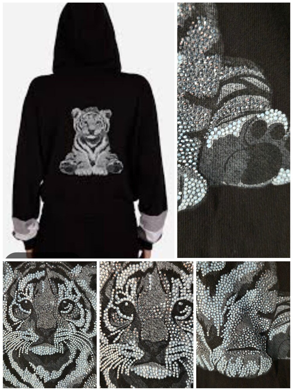 Lauren Moshi Cuddle Monster zipper hoodie
